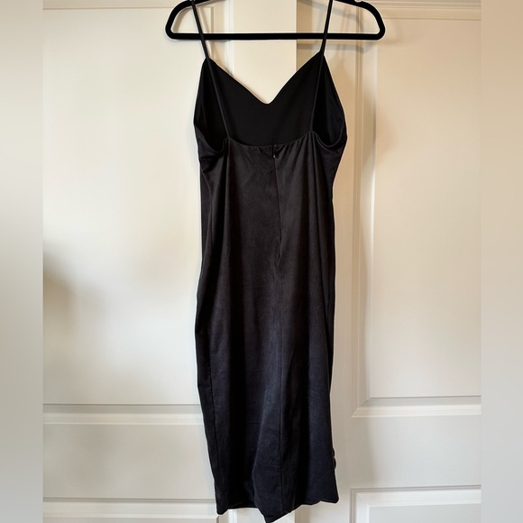 Faux Suede Midi Dress - Picture 2 of 6